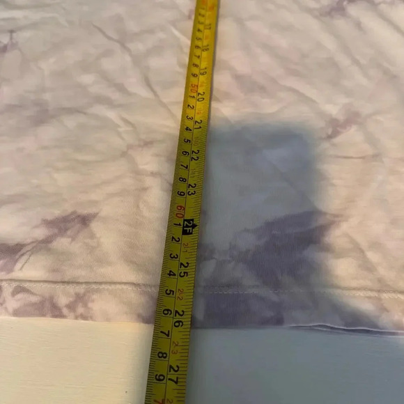 Rare The Rolling Stone Sleeves Tee Tie-Dye purple Sz XS logo in front of - Picture 5 of 8